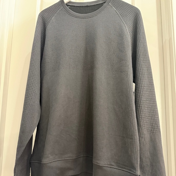 Lululemon Men's Engineered Warmth LS Crew NWT, Large Black - Picture 1 of 3
